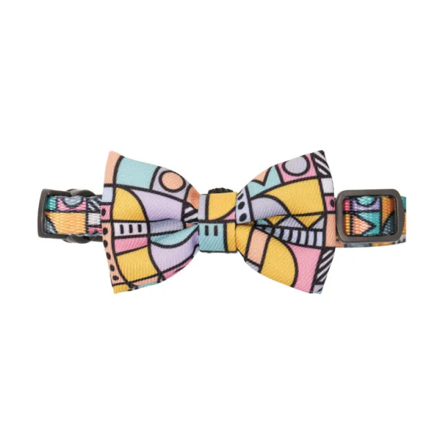 Cat Bow Tie Bow Pet Collar Abstract Lattice - Shop at LoveMi