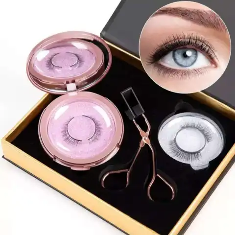 Reusable Magnetic Self-Adhesive Eyelashes No Eyeliner or Glue Needed