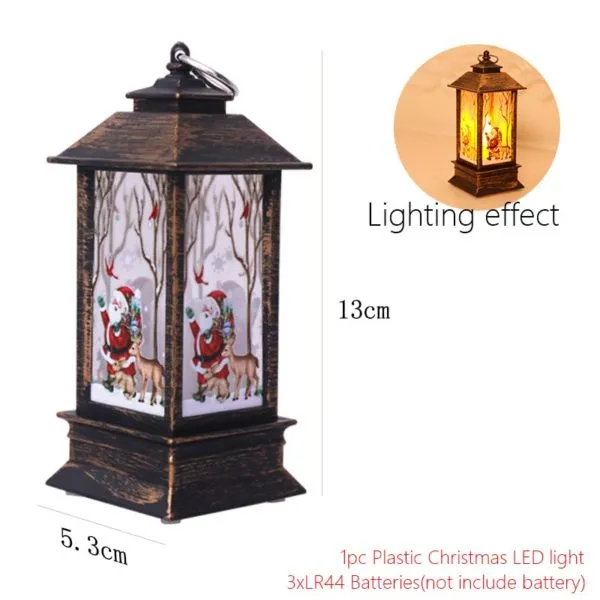 Christmas Lantern LED Electronic Candle Table Lamp Night Light For The Elderly – image 5