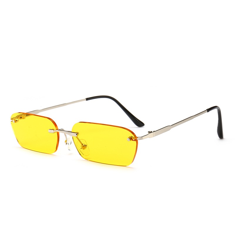 Silver frame yellow