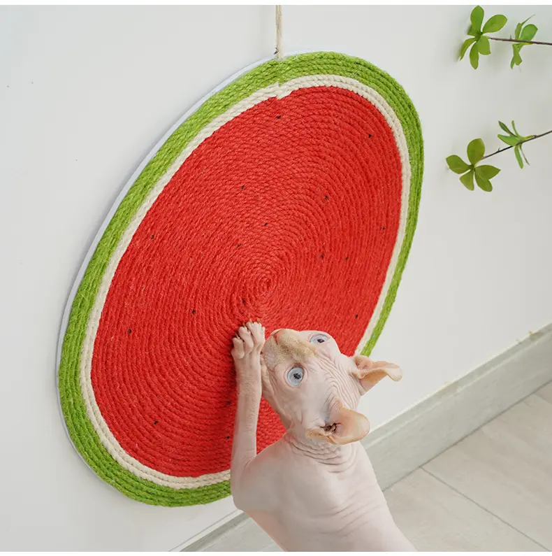Cat Supplies Watermelon Linen Mat Daily Necessities