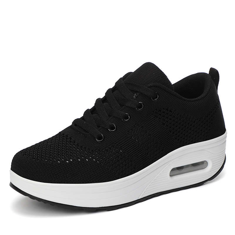 Autumn New Flying Woven Mesh Breathable Sports Casual Shoes
