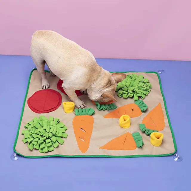 Happy Farm Vegetable Garden Pet Sniffing Mat Beige - Shop at LoveMi