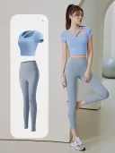 Grey Lake Blue Bra Set