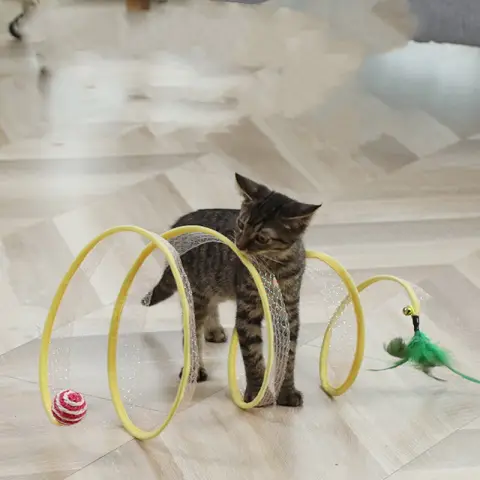 Cat Pets Toys Mouse Shape Balls Foldable Cat Kitten