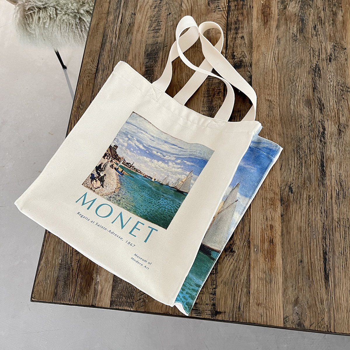 School Bag Portable Zipper Tote