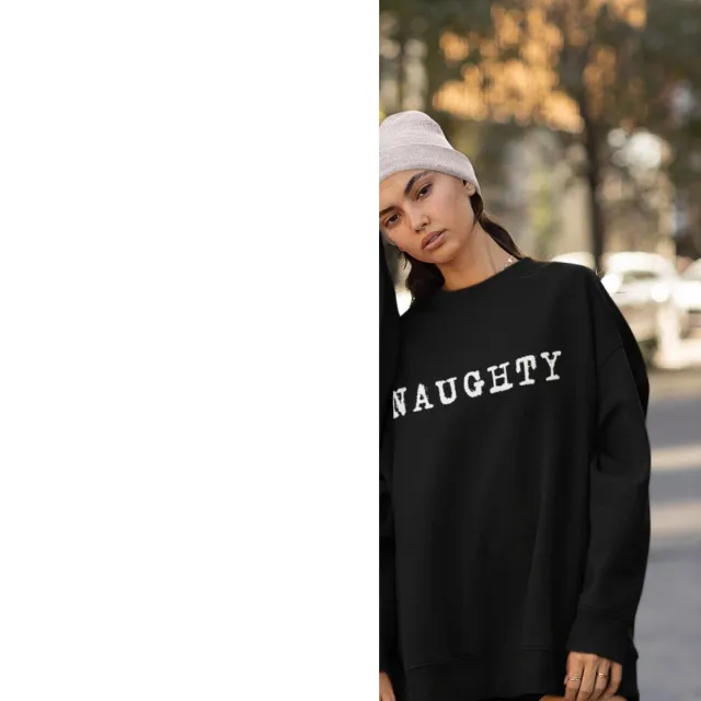 Loose Casual Men's And Women's Korean Style Loose Round Neck Top Naughty - Shop at LoveMi