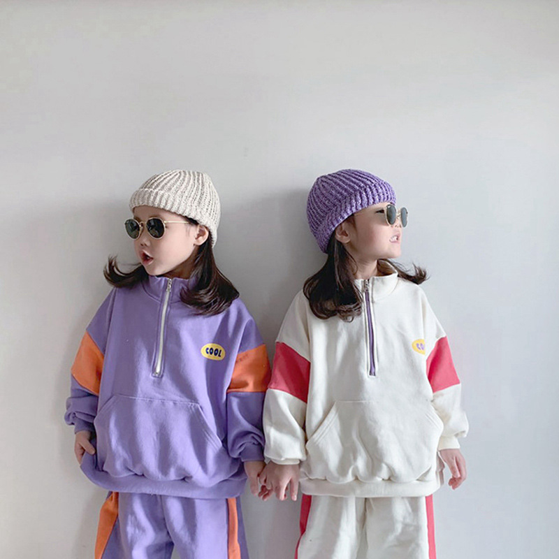 Children Toddler Baby Track Sweatpants Two-piece Set — view 5