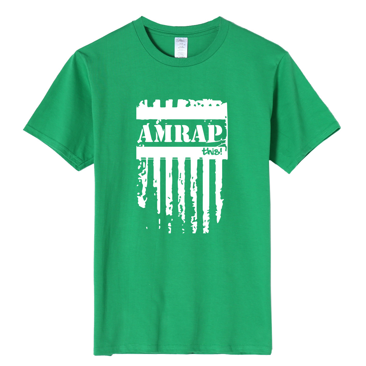 Title 14, T-shirt de sport pour homme à col rond AMRAP St...