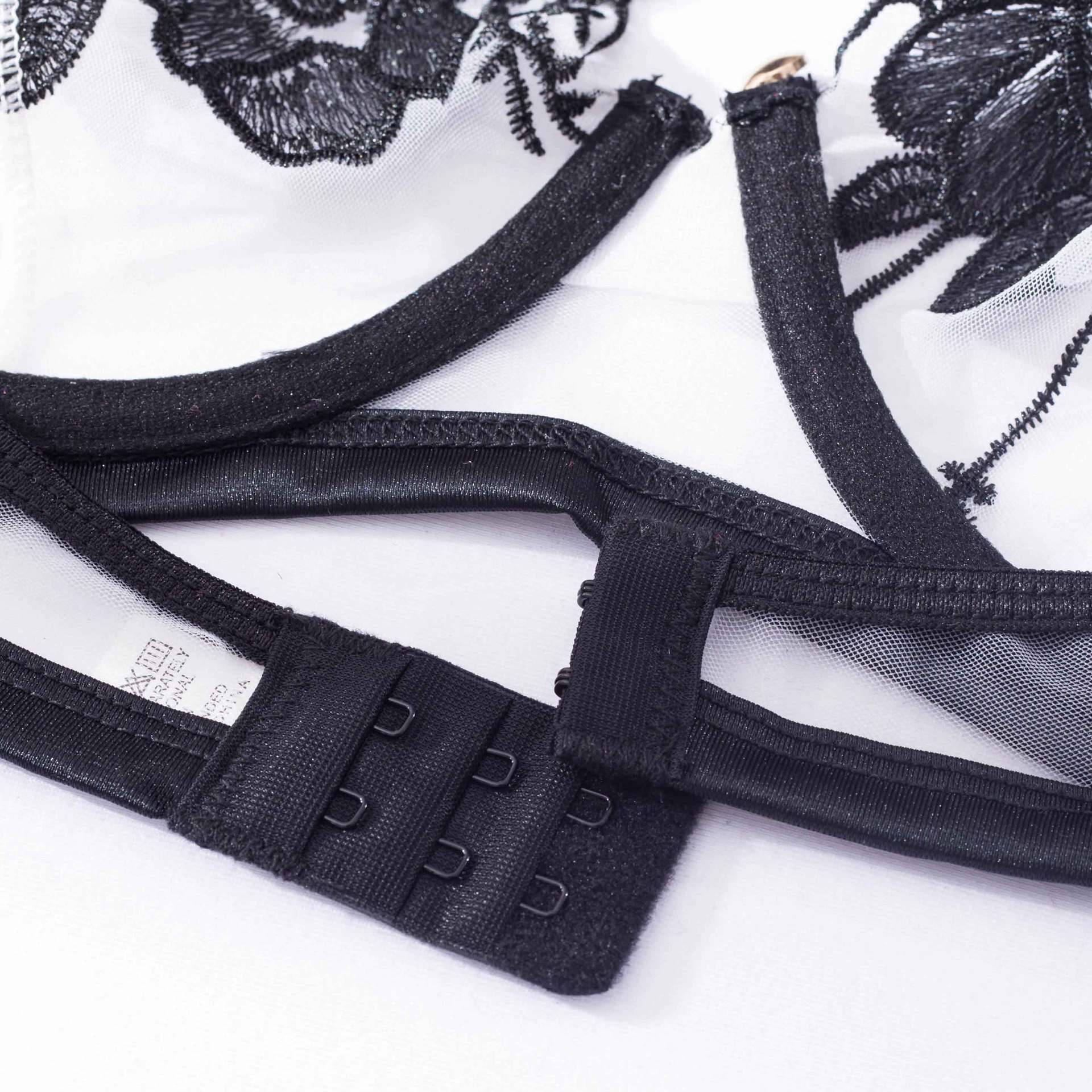 Title 8, Underwear Perspective Embroidered Suspenders Bo...