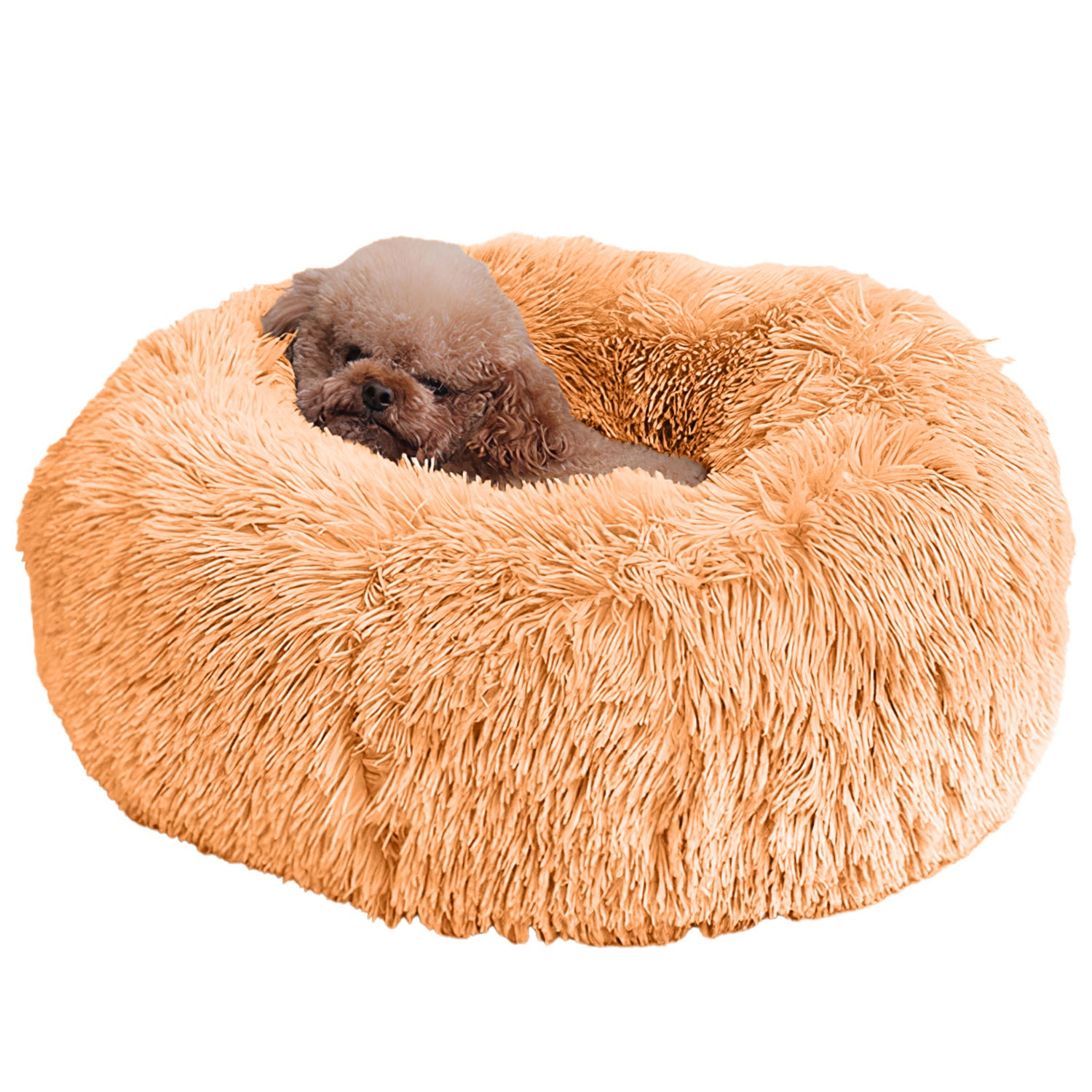 Pet Dog Bed Soft Warm Fleece Puppy Cat Cozy Nest Sofa Cushion