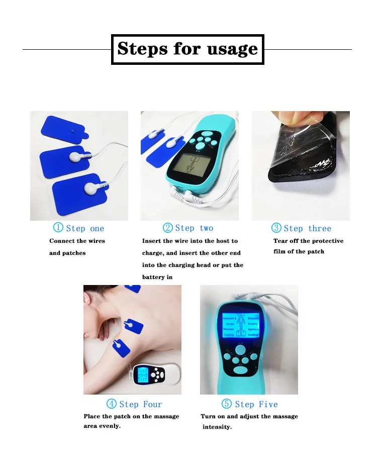 Rechargeable Electric Mini Massager, Portable Muscle Stimulator For Body Relaxation, Suitable For Back, Neck And Shoulders.