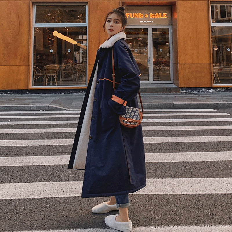 Real Shot Of The New Mid Length Parker Cotton Jacket For The Autumn And Winter