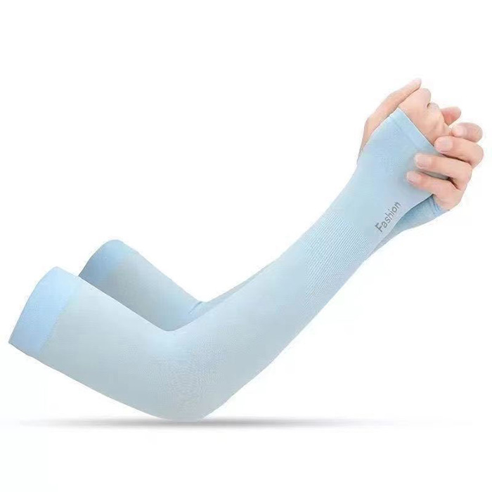 Unisex Cooling Ice Silk Sun Sleeves - UV Protection Thin Arm Guards For Outdoor Cycling, Breathable & Quick-Dry, One Size Fits Most, Elegant Gift Box