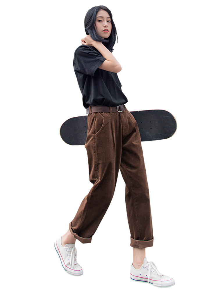 Title 1, Small harem pants straight casual trousers