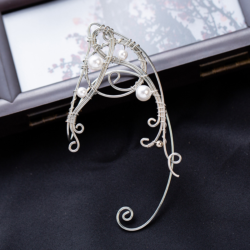 Fashionable And Simple Women's Metal Elf Earhook