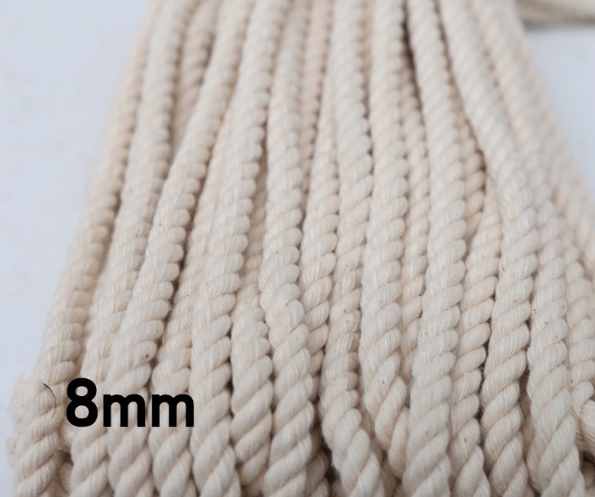 Cotton And Hemp Rope Handmade Diy Woven Tapestry Rope Binding Home Decoration Tag Rope Packs Zongzi String Cotton Thread - Image 9