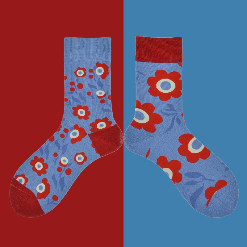 Red and blue