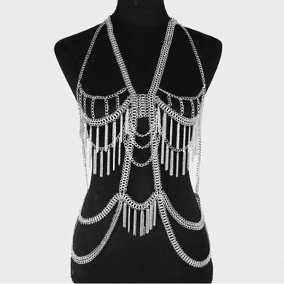 Word Pendant Body Chain Jewelry Women