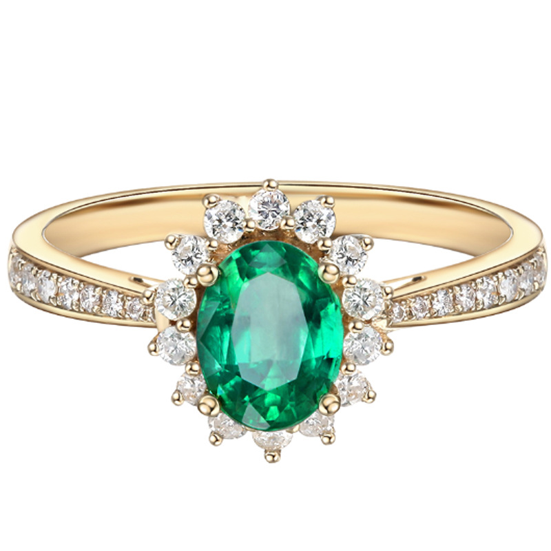 Bague Ajustable Émeraude Simulée — Élégance au quotidien - image 4