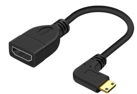 Title 5, Adapter kątowy Mini HDMI męski do HDMI żeński K...