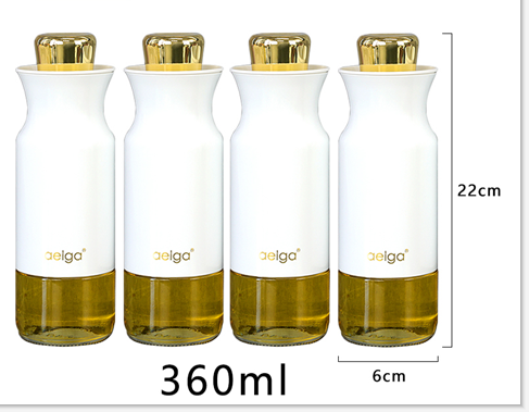 Title 5, Glass Oil Bottle Stainless Steel Color Kitchen ...