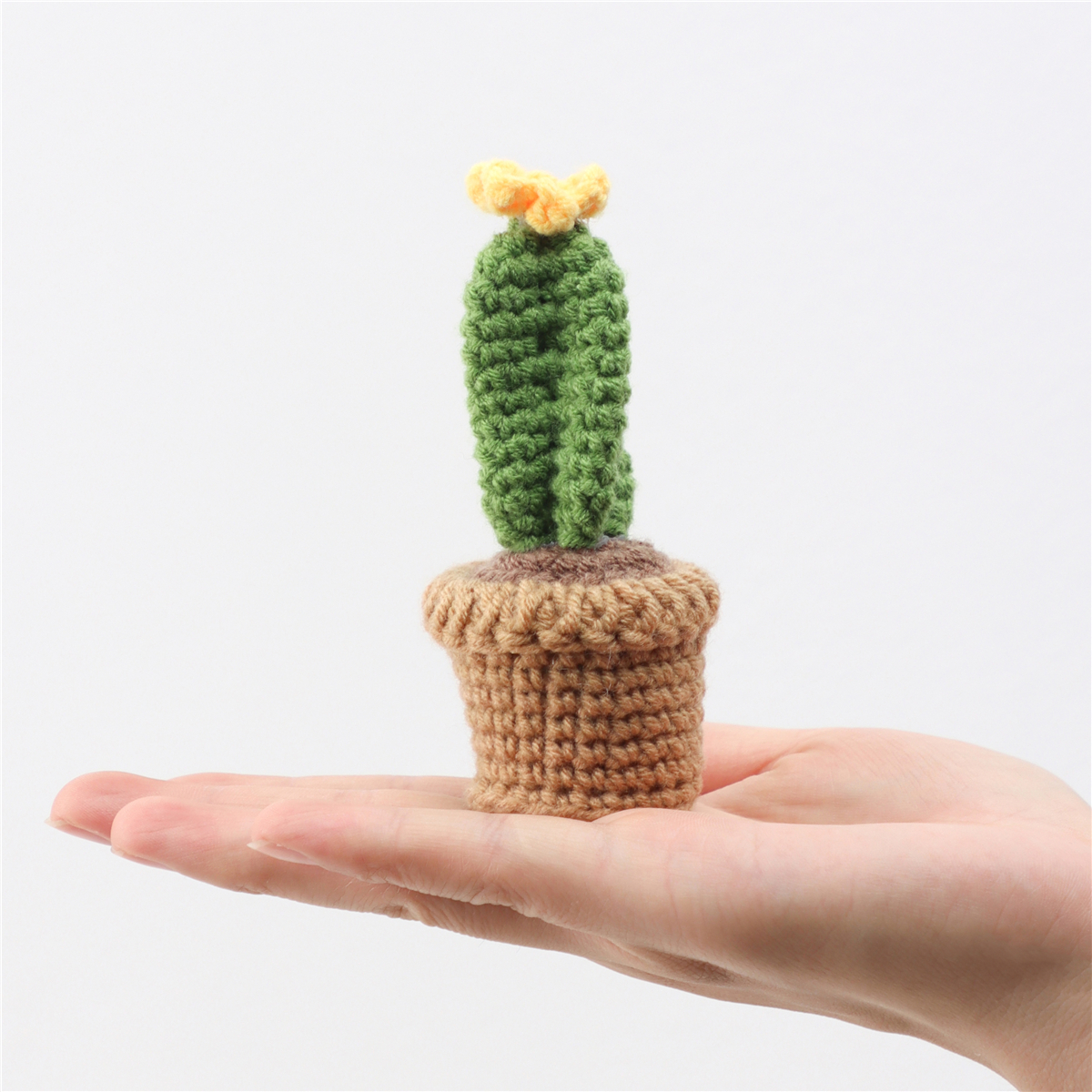 Crochet Cactus Potted Ornament Set, picture 2 of 5