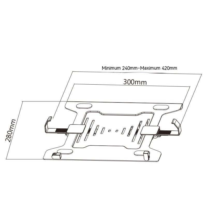 Title 1, Laptop Bracket Tray Cooling Rotation