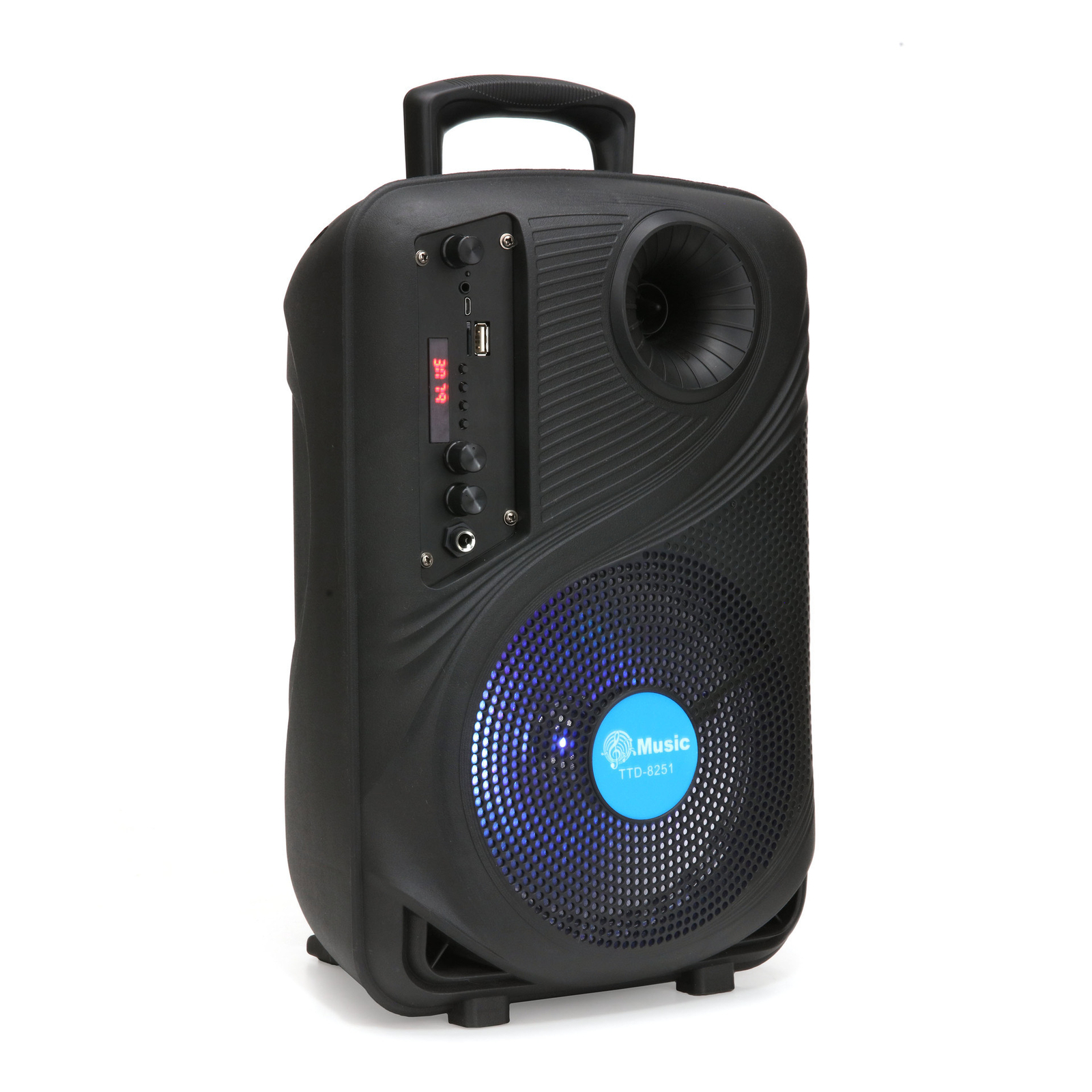 8 In Portable Bluetooth Speaker With Mic Subwoofer Heavy Bass Sound System Party — image 7
