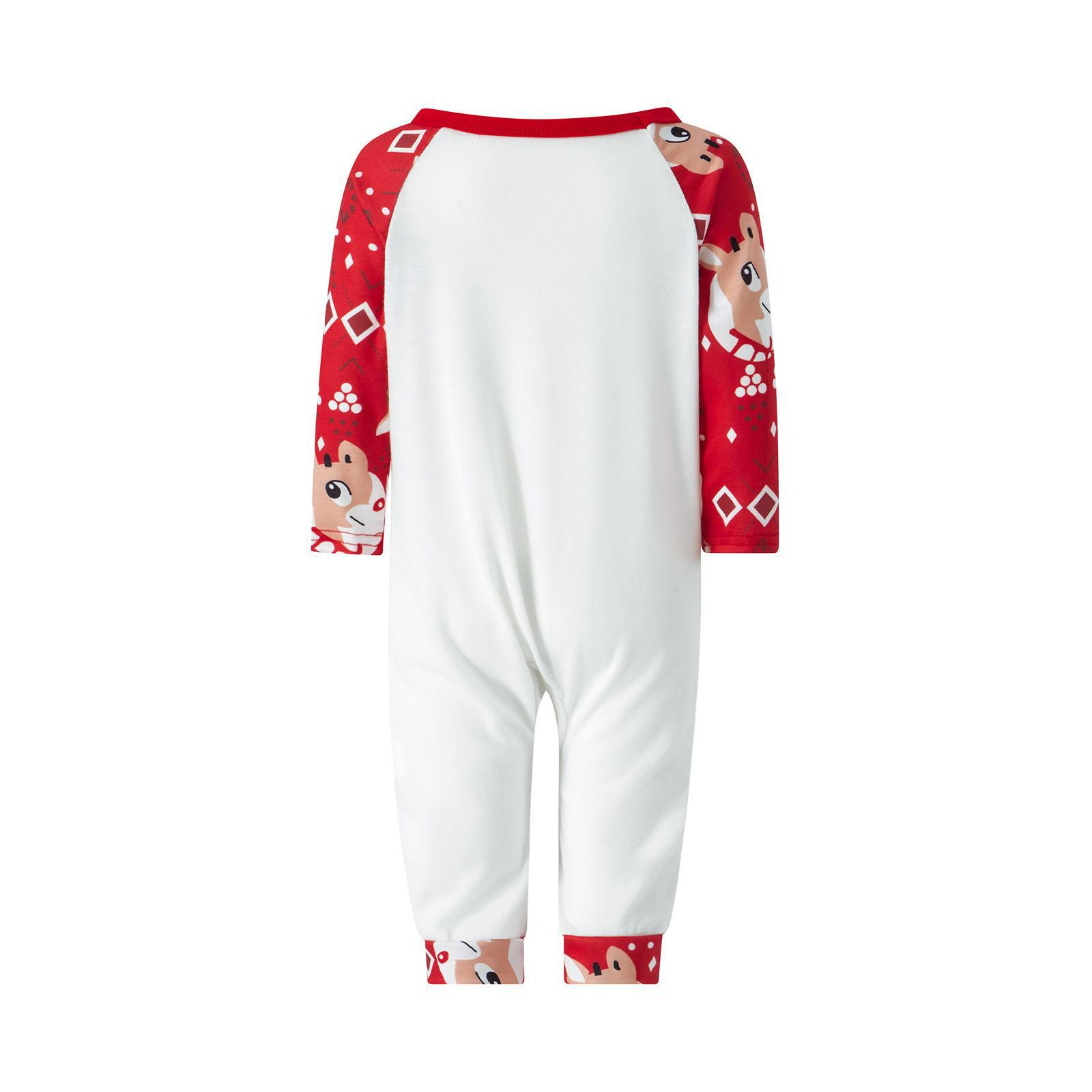 Title 12, Printed Pajamas Christmas Parent-child Wear Rou...