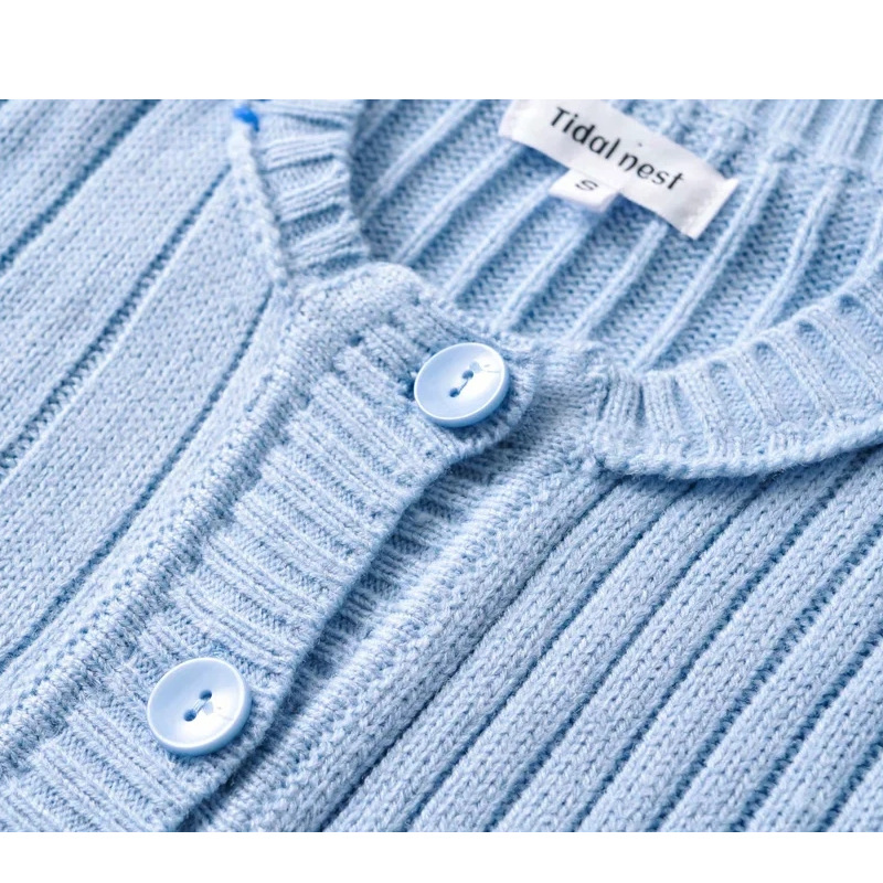 Loose Stand-up Collar Single-breasted Cardigan Jacket