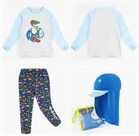 New Korean Children's Split Swimsuit Sunscreen Indoor and Outdoor