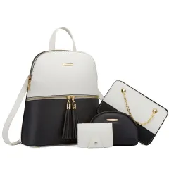 Stylish Leather Shoulder Bag For Women - Grey - View 1