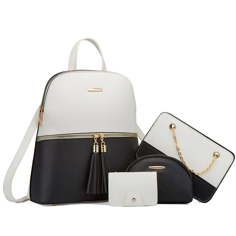 Stylish Leather Shoulder Bag For Women - Grey