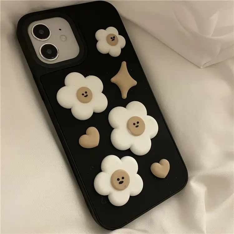 Three-dimensional Sun Flower Phone Case