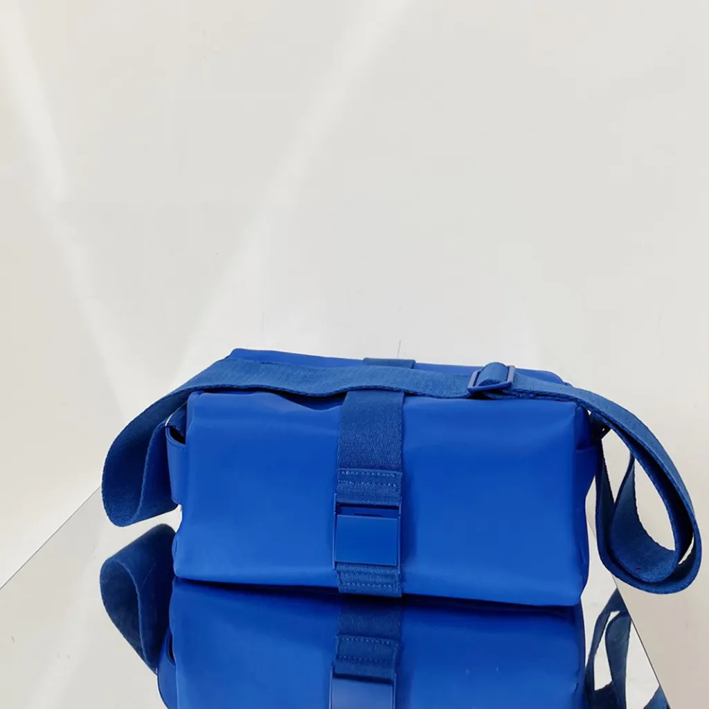 Large Capacity Casual Oxford Cloth Shoulder Crossbody Travel Bag - Blue