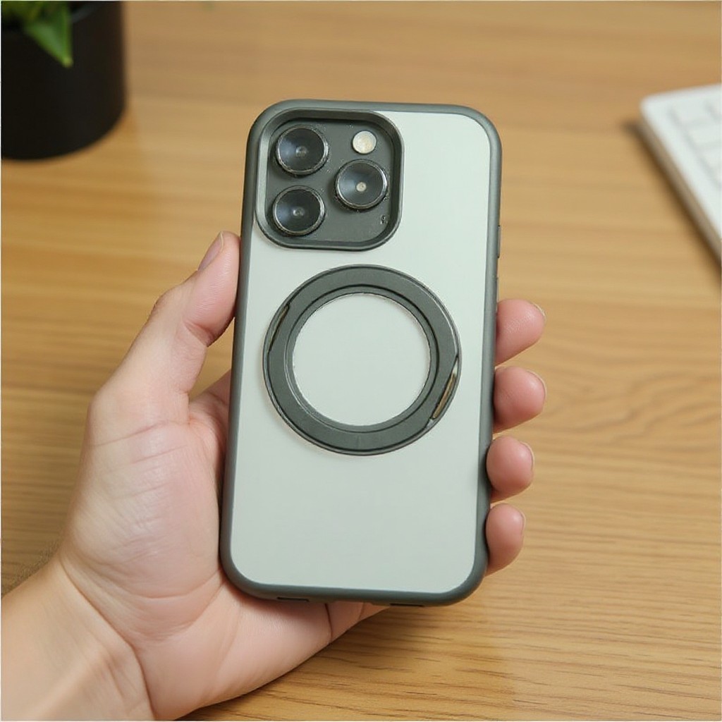 360degree  Rotating Stand  Case, Suitable For  Magnetic Anti Drop  Adjustable Horizontal And Vertical Screens, Essential For Office Workers And Drama Fans — foto 3