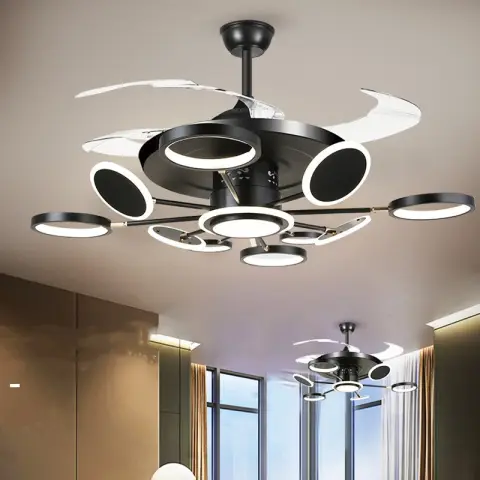 Nordic Ceiling Fans with LED Light Remote Control