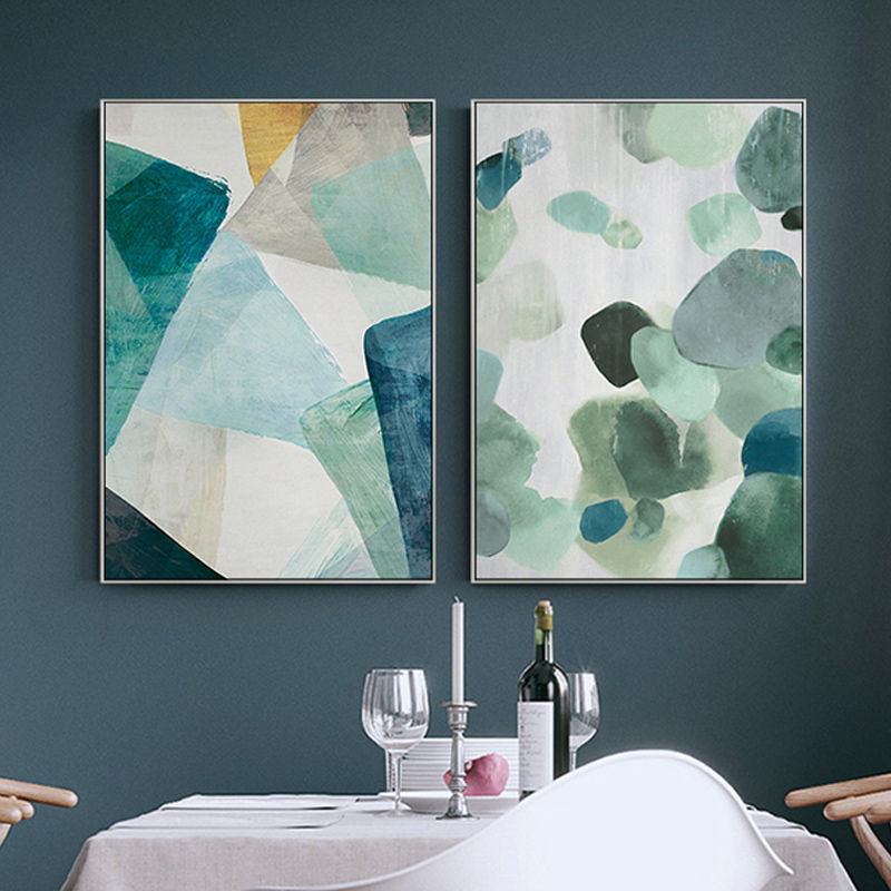 Abstract Geometric Living Room Decorative Canvas Painting Core