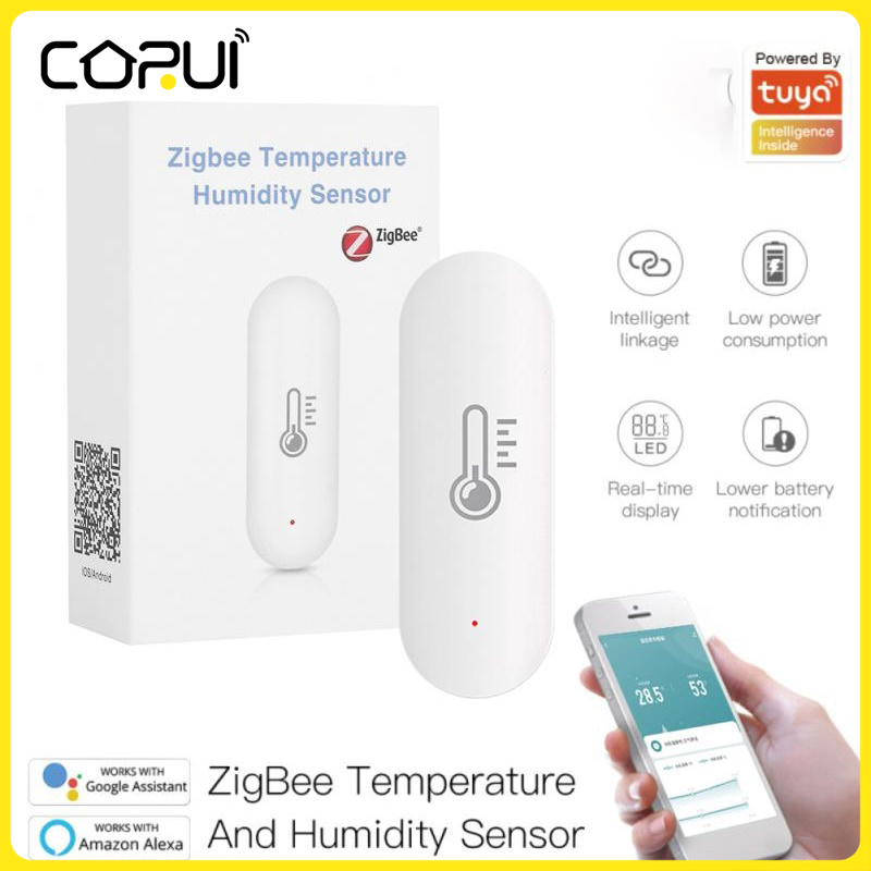 Doodle Zigbee Hygrograph Wifi Smart App Remote Aleax Voice Control — foto 5