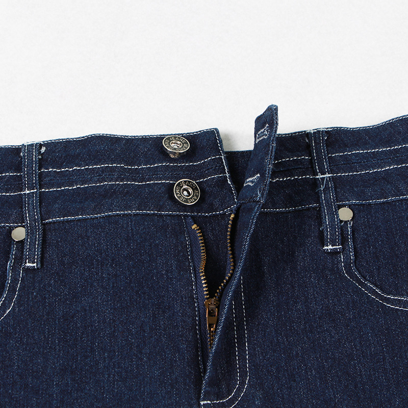 Women's Vintage Foliage High Waist Slim Denim Shorts