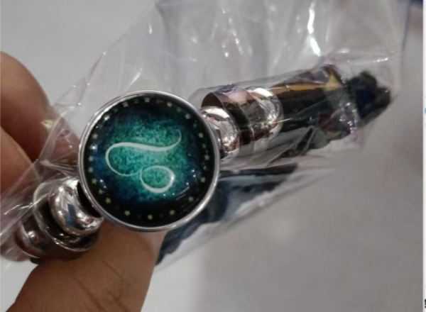 Women's Zodiac Multilayer Braided Leather Bracelet