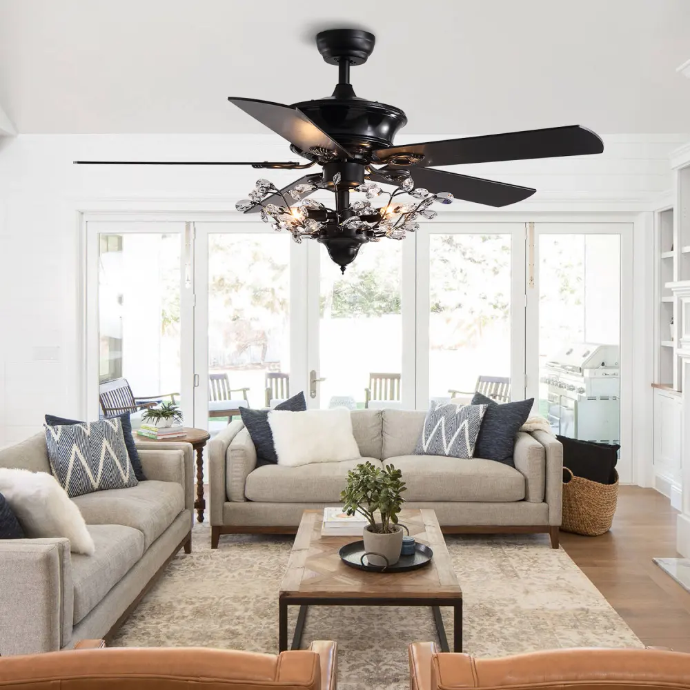 American Style Retro Fan Lamp Living Room Dining