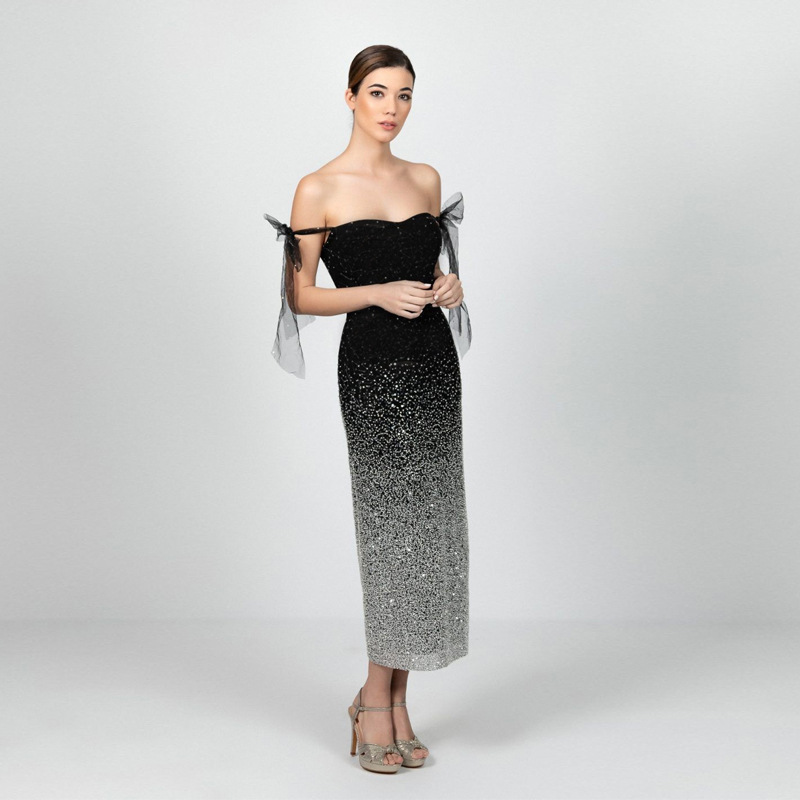 Sequin Sling Day Dress