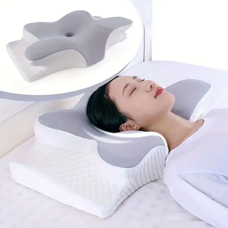 Cervical Memory Foam Neck Pillow Orthopedic Neck Back Support Anti Snore 4