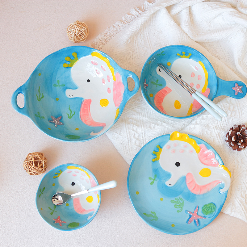 Title 12, Set Posate Bambini Personalizzato in Ceramica c...