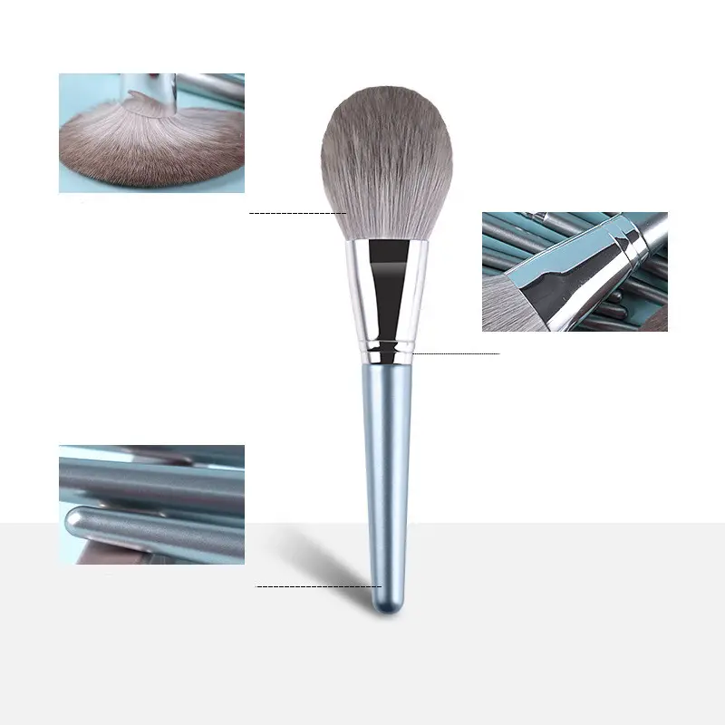 New Wooden Handle Makeup Brush Set Tools