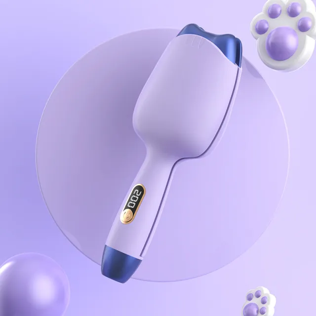 New Cat Series High Beauty Curly Hair Stick, Small And Luxury Purple - Shop at LoveMi