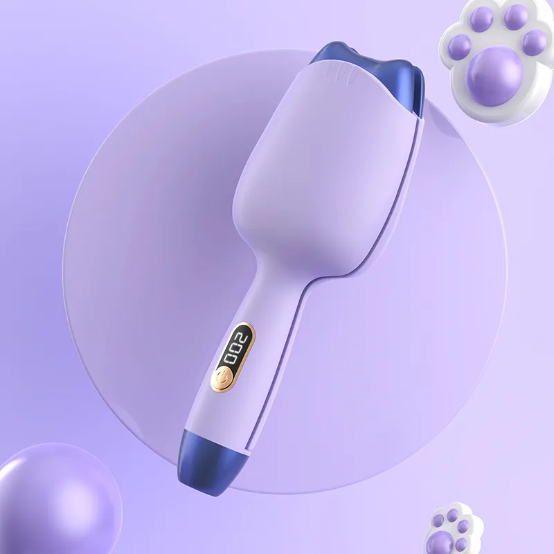 New Cat Series High Beauty Curly Hair Stick, Small And Luxury - Purple