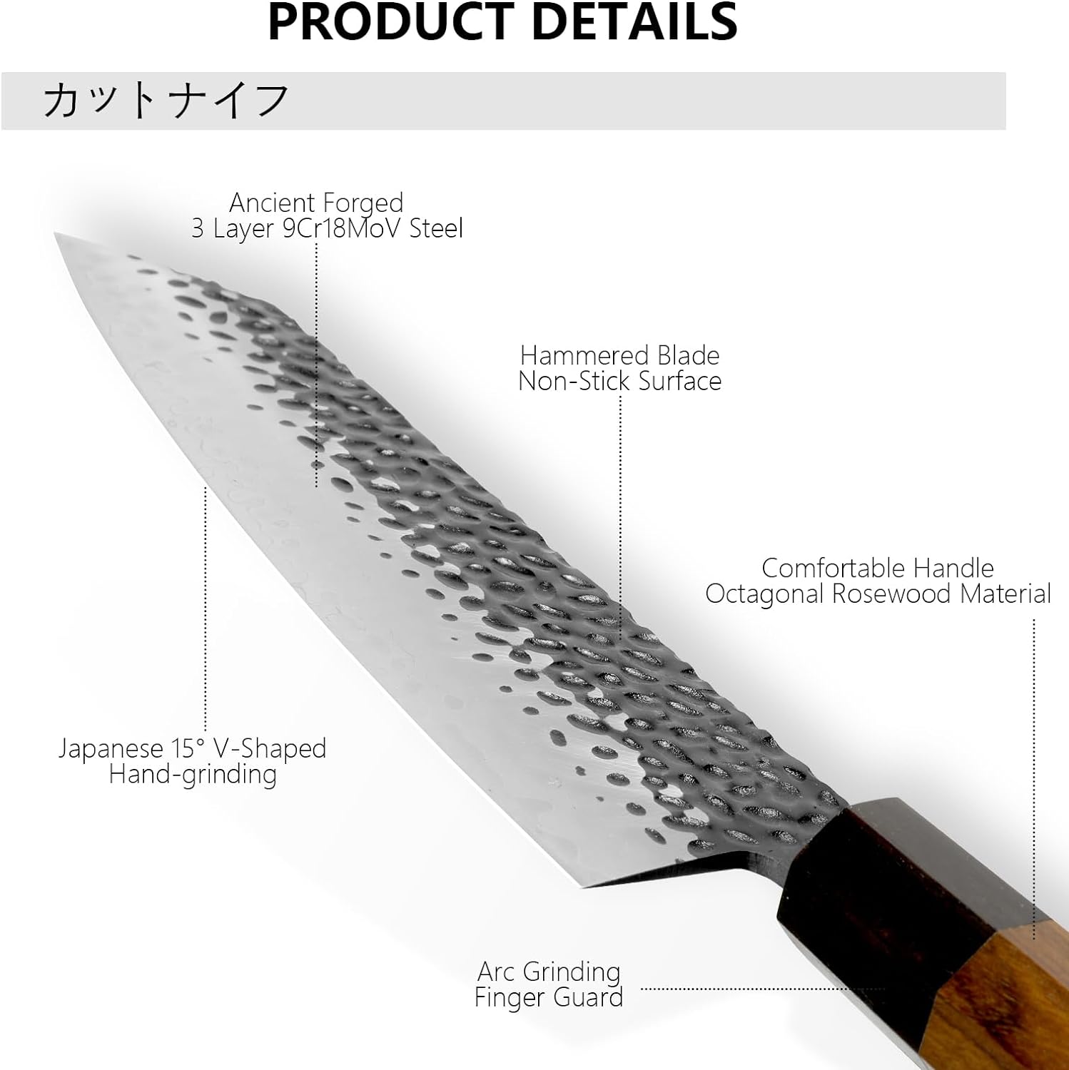 8 Inch Gyuto Chef Knife - Japanese Steel. A Breathtaking Blade. Comfortable Touch. Super Sharp Japanese Knife. Perfect Cooking Cookware Gift. Yaloka Promise. Cannot be sold on Amazon!